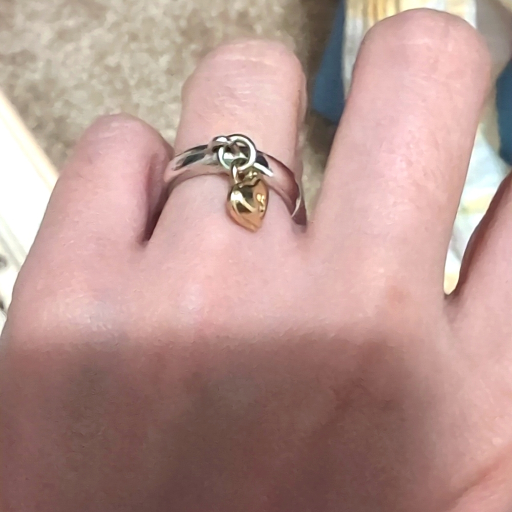 Tiffany gold lock ring